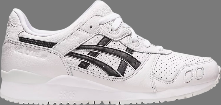 Кроссовки gel lyte 3 og 'white black' Asics, белый - фото