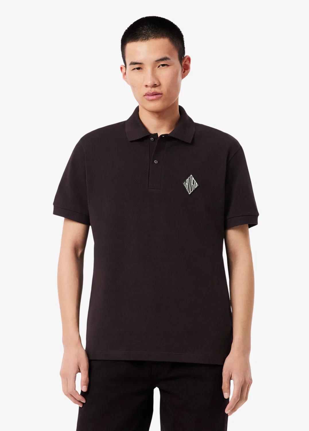 Футболка поло Classic Fit Lacoste, коричневый — фото 2