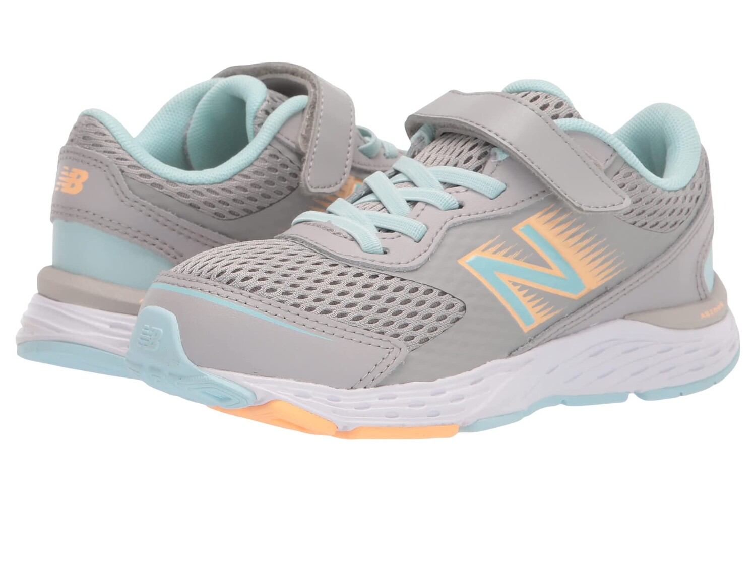 

Детские кроссовки New Balance 680v6, серый/голубой