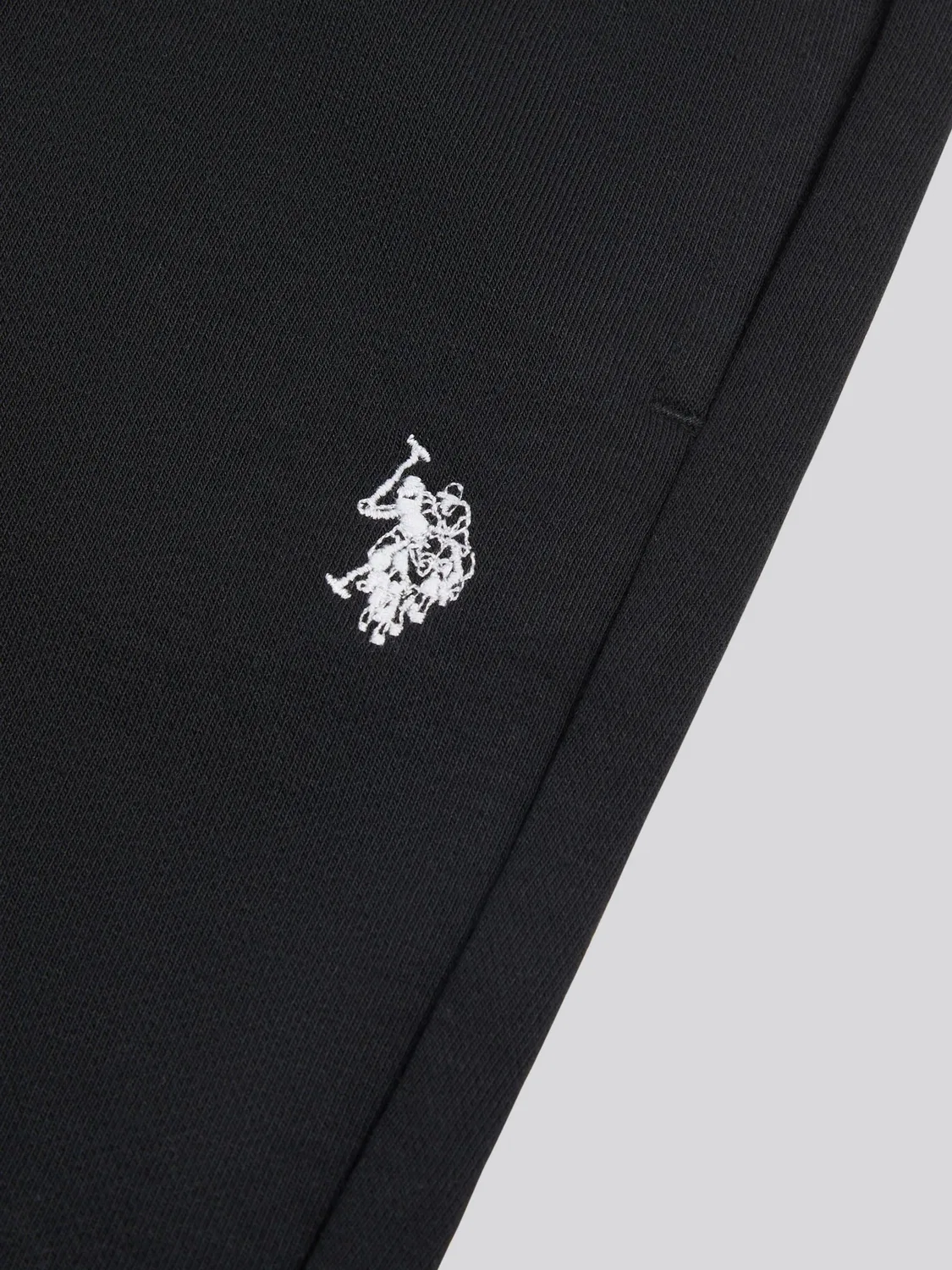 Джоггеры Double Horsemen Loopback U.S. Polo Assn., черный — фото 3