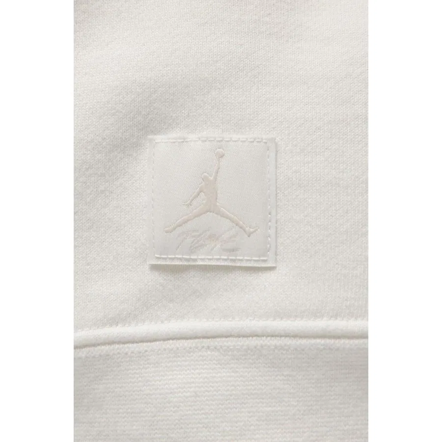 Женский свитшот оверсайз Nike Jordan Flight Fleece Crew, Белый — фото 4