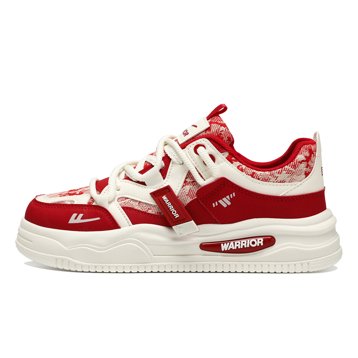 

Нескользящие износостойкие низкие мужские кроссовки WARRIOR, Beige Red