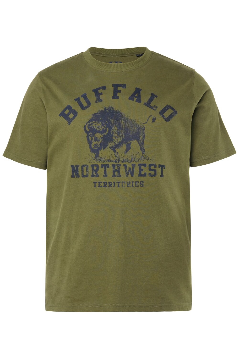 

JP1880 Футболка в цвете хаки