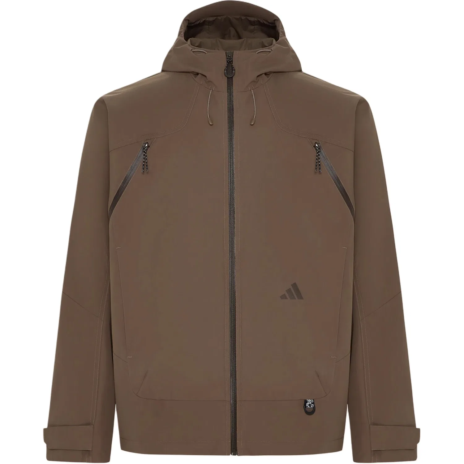 Мужская куртка с капюшоном Stratum Adidas, Dark Earthy Brown