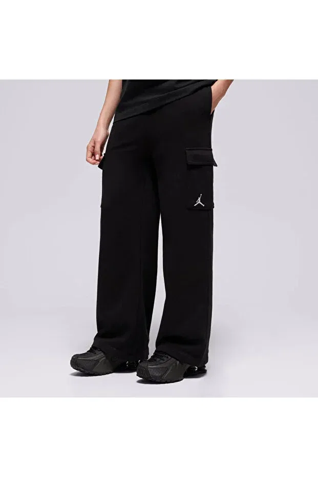 Детские спортивные штаны для девочек с длинным шаговым швом Nike, Black