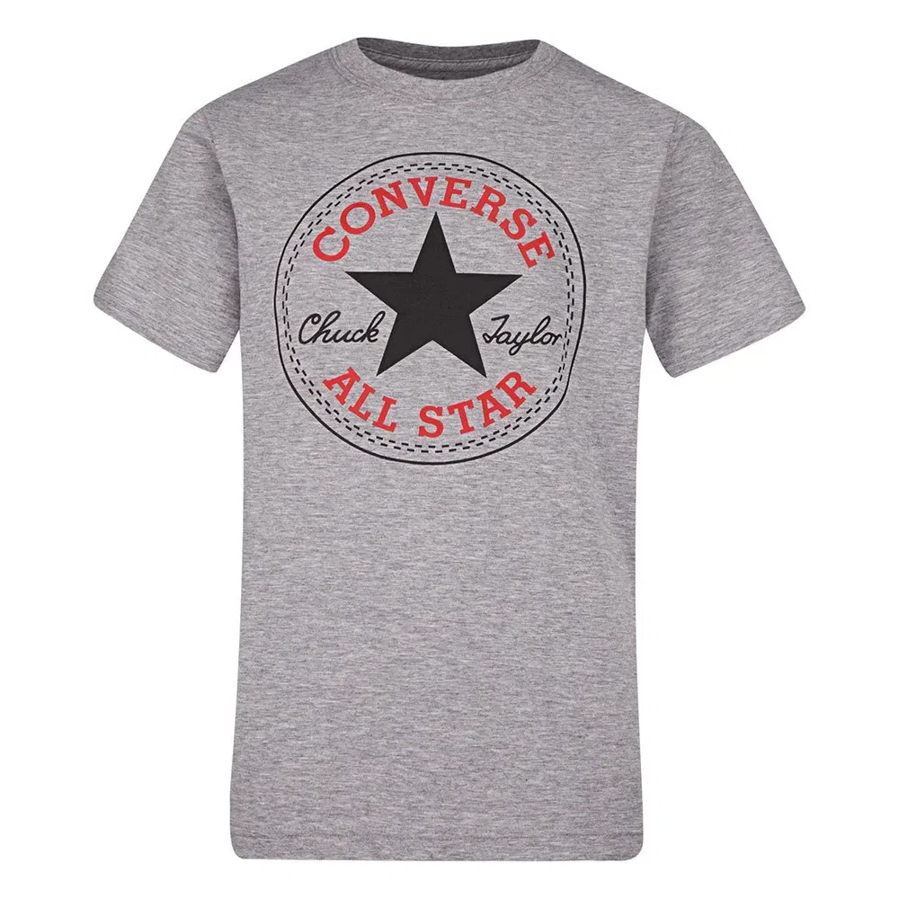Футболка с коротким рукавом Chuck Patch Converse Kids, серый