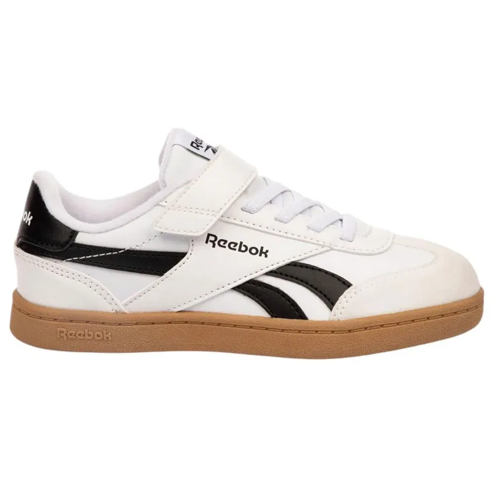 Детские кроссовки для девочек с эластичными шнурками Reebok Smash Edge, White