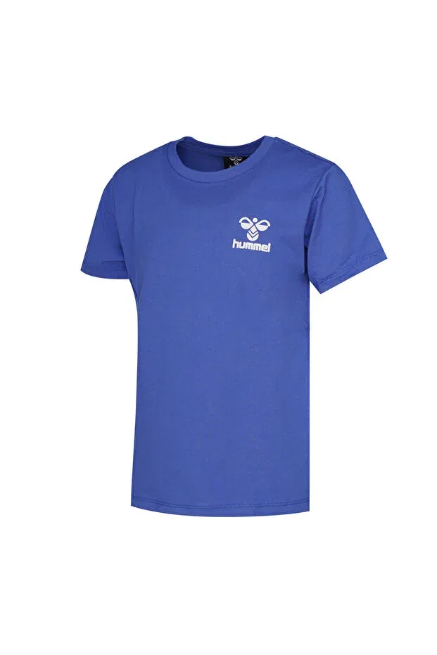 Детская футболка для мальчиков с коротким рукавом хлопковая Hummel, Blue