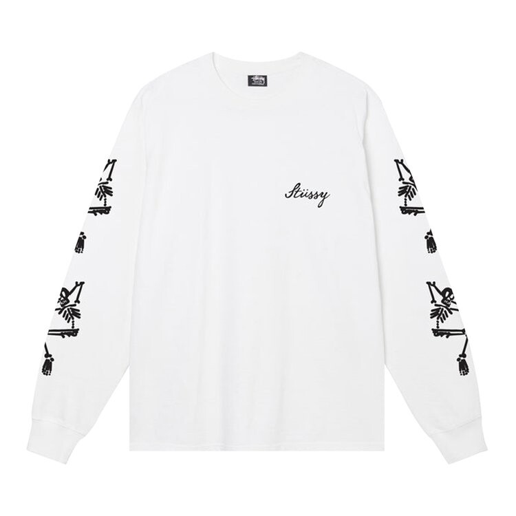 

Лонгслив Stussy Paradise Lost Long-Sleeve Tee 'White', белый