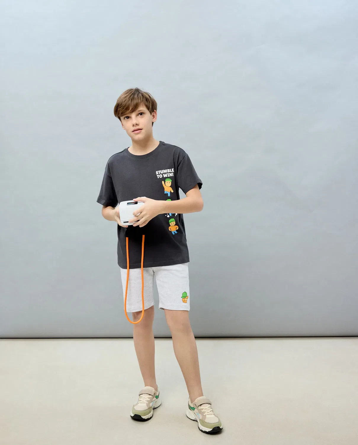 Детский комплект для мальчиков из хлопка Kids El Corte Inglés, Gris — фото 2