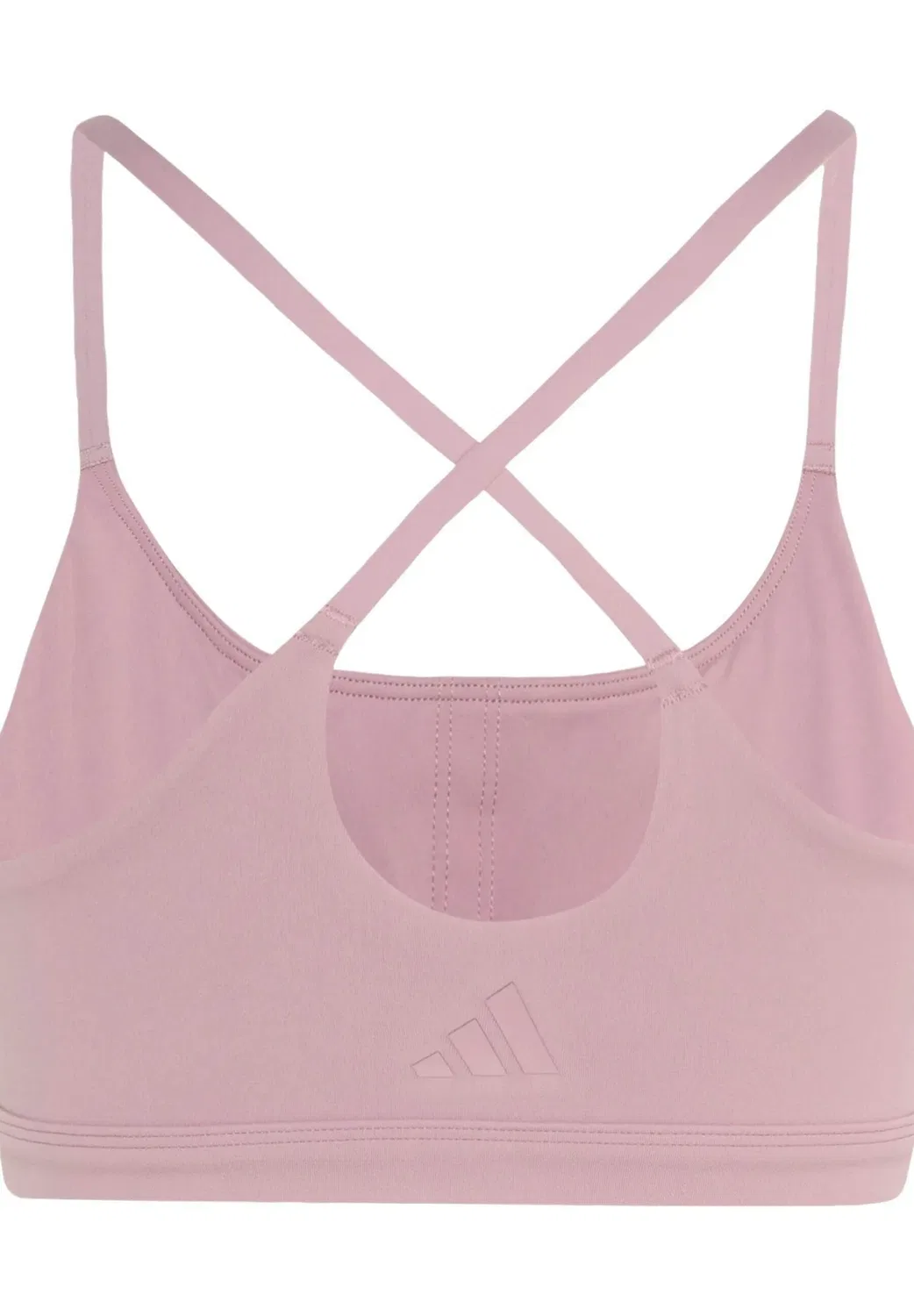 All me ls - спортивный бюстгальтер с легкой поддержкой Adidas Performance, Magic Mauve — фото 4