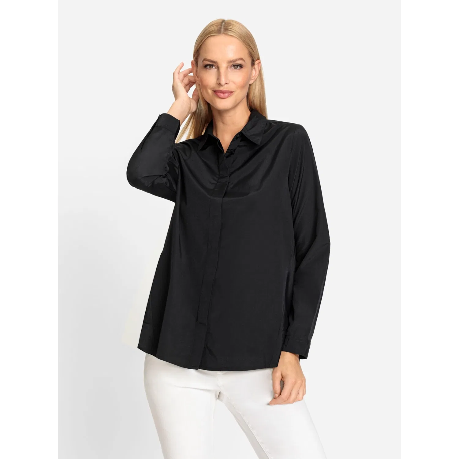 Женская блуза свободного кроя heine, Black