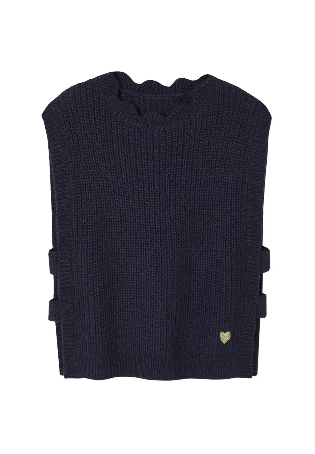 Mädchen pullunder - jumper Vertbaudet, Marine