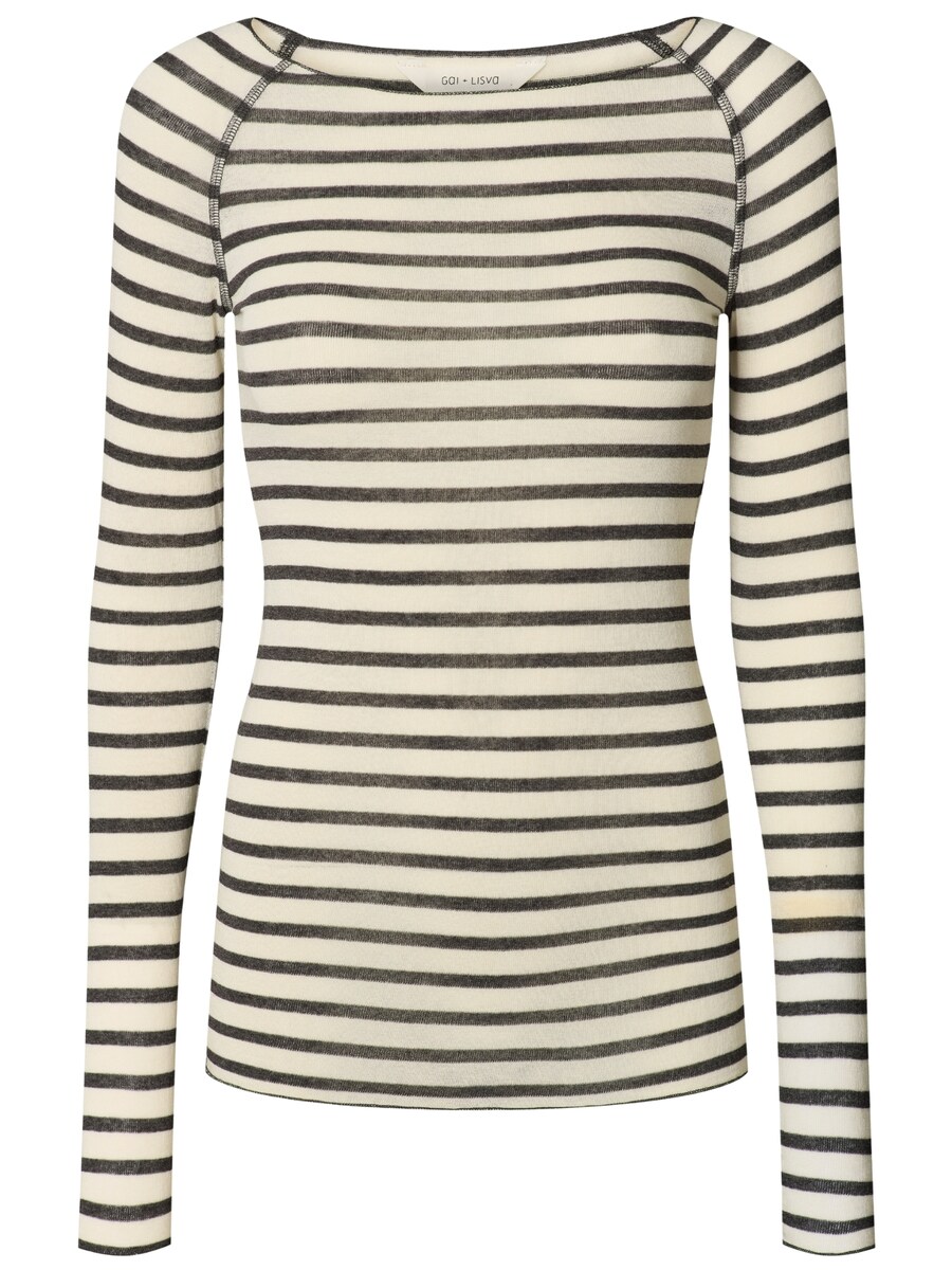 

Рубашка Gai+Lisva Thyra, экрю/черный