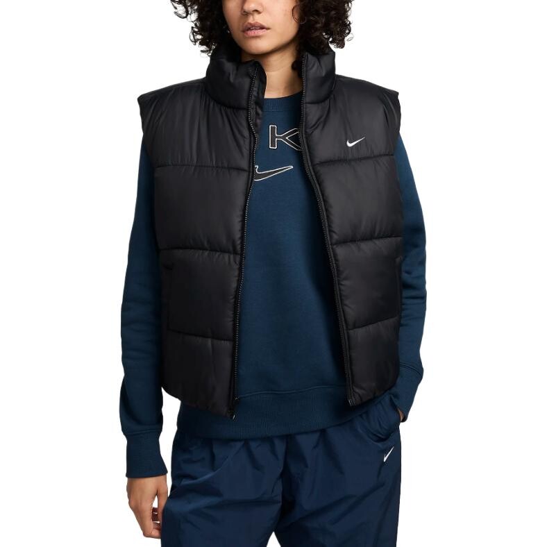 

Спортивный классический жилет женский черный Nike