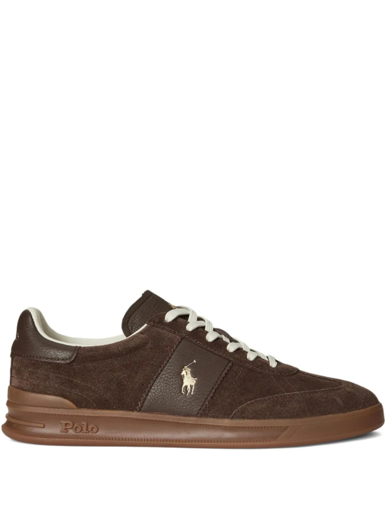 

Замшевые кроссовки Heritage Aera Polo Ralph Lauren, коричневый