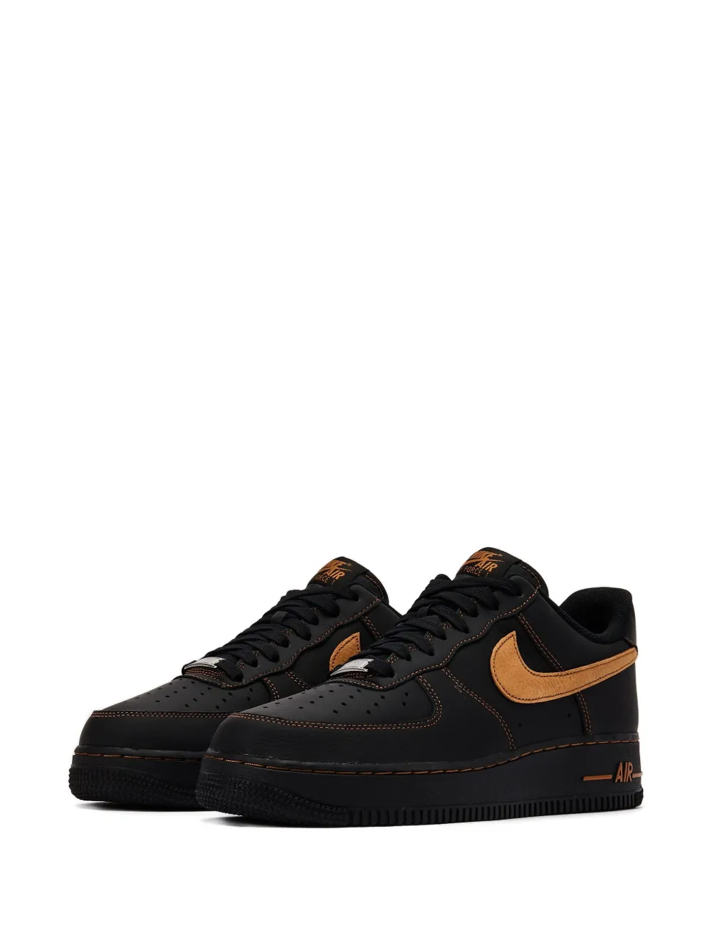 Кроссовки Air Force 1 Low '07 LV8 Black Desert Ochre Nike, черный — фото 2