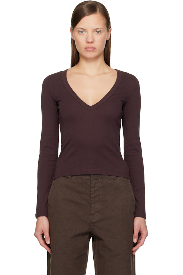 

Flore Flore Футболка с длинными рукавами Brown Dewi, Коричневый, Flore Flore Футболка с длинными рукавами Brown Dewi