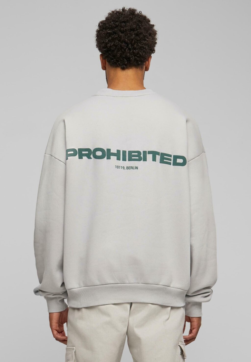 

Толстовка UNISEX PROHIBITED, цвет light grey