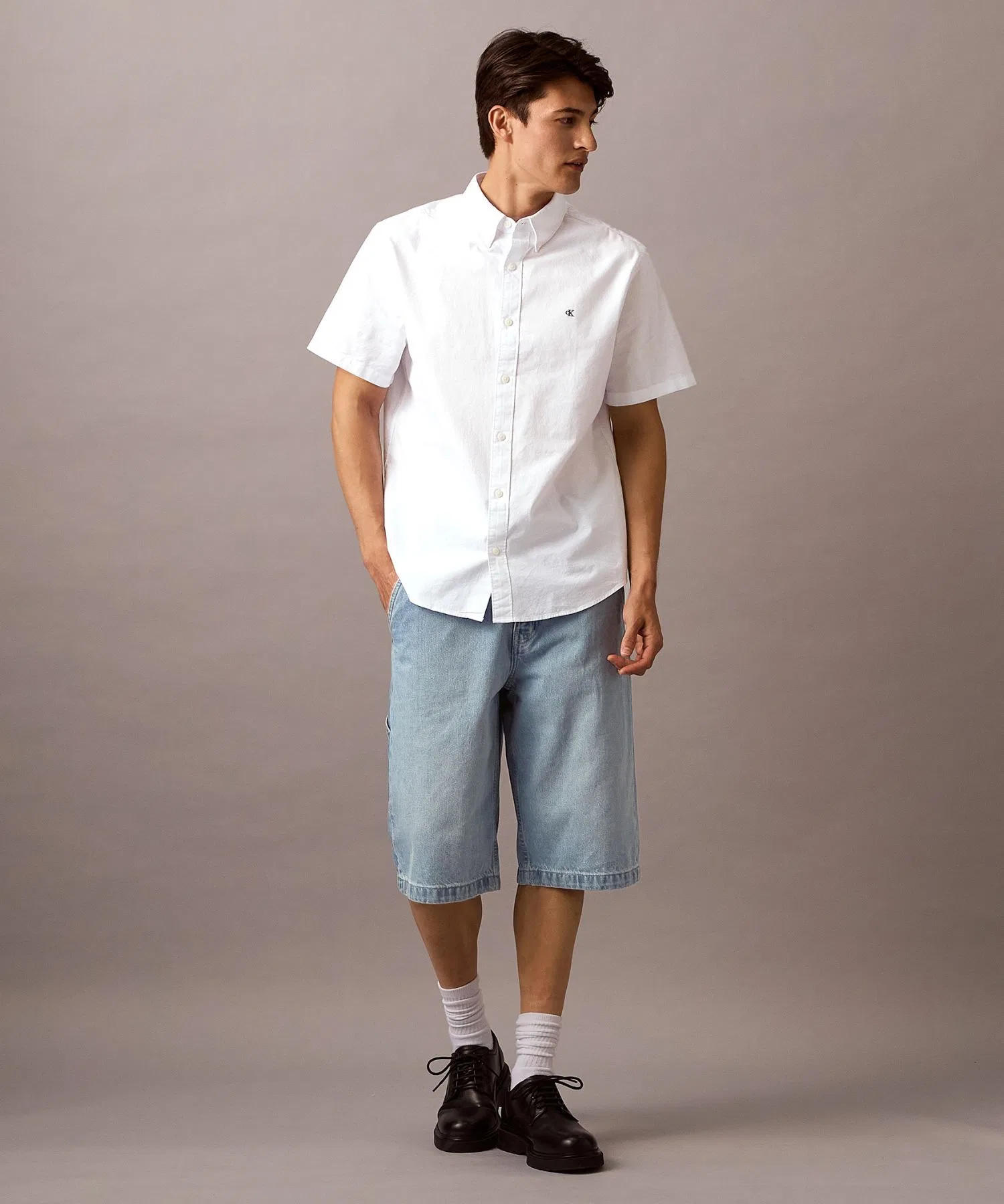 Мужская рубашка Calvin Klein Classic Oxford Shirt — фото 3