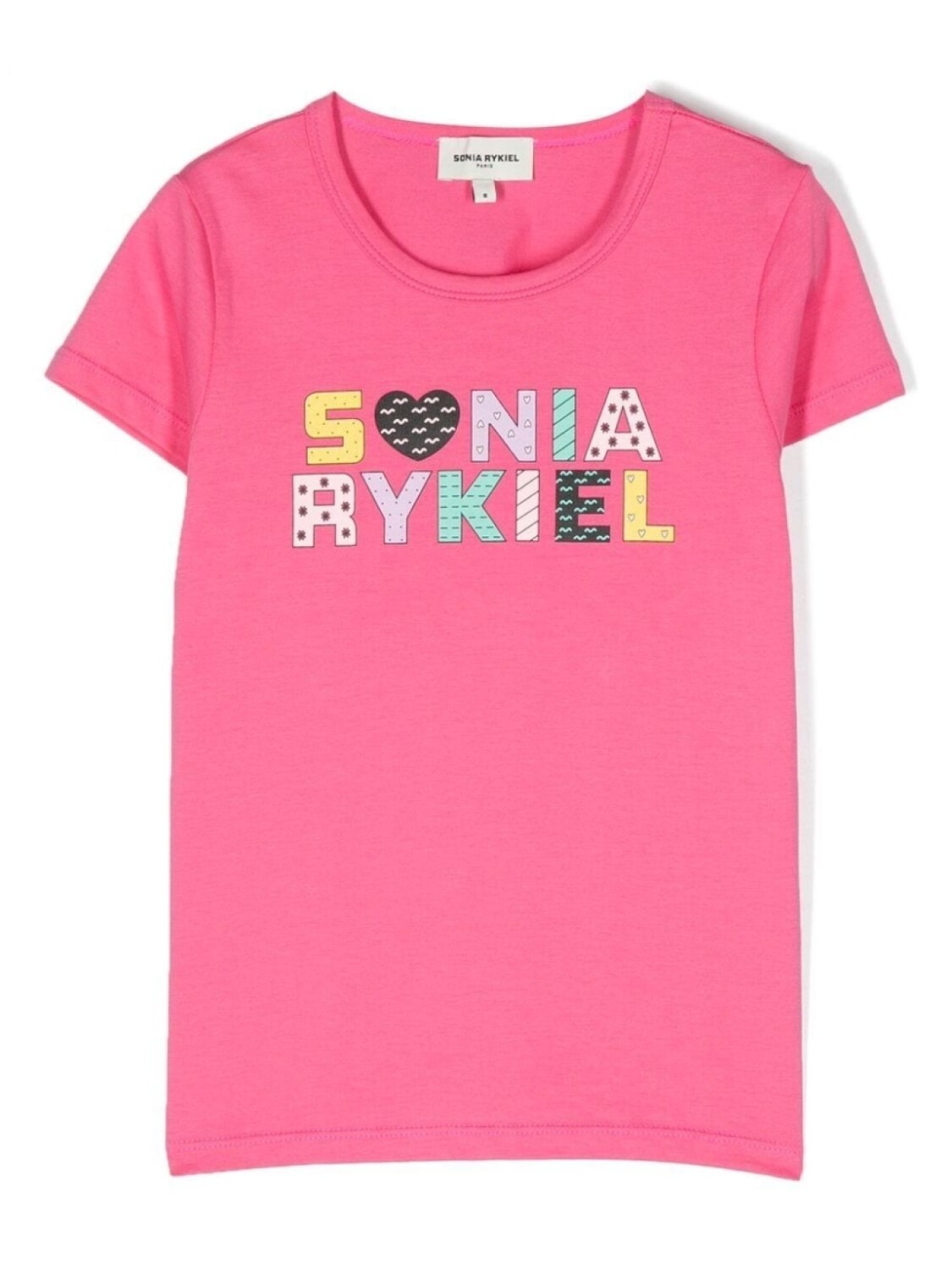 

Sonia Rykiel футболка с логотипом, розовый