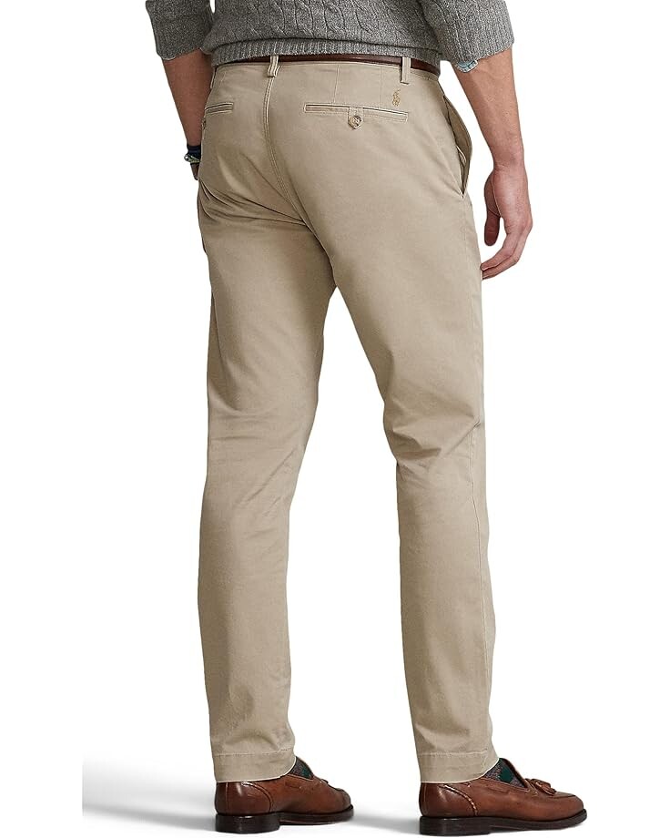 Брюки Polo Ralph Lauren Stretch Straight Fit Washed Chino, цвет Khaki Tan — фото 2