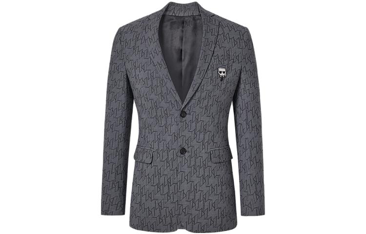 

KARL LAGERFELD / Karl Lagerfeld Jeans Пиджак мужской деловой серый меланж, Heather Gray