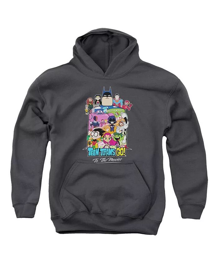 

Толстовка с капюшоном Boys To The Movies Youth Hollywood Pull Over / Толстовка с капюшоном Teen Titans Go, серый