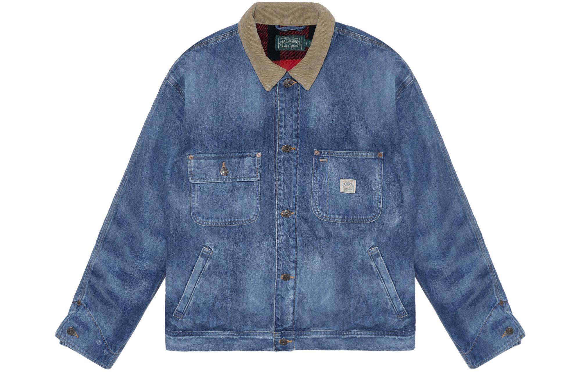 

Polo Ralph Lauren Джинсовая куртка мужская синяя, Blue