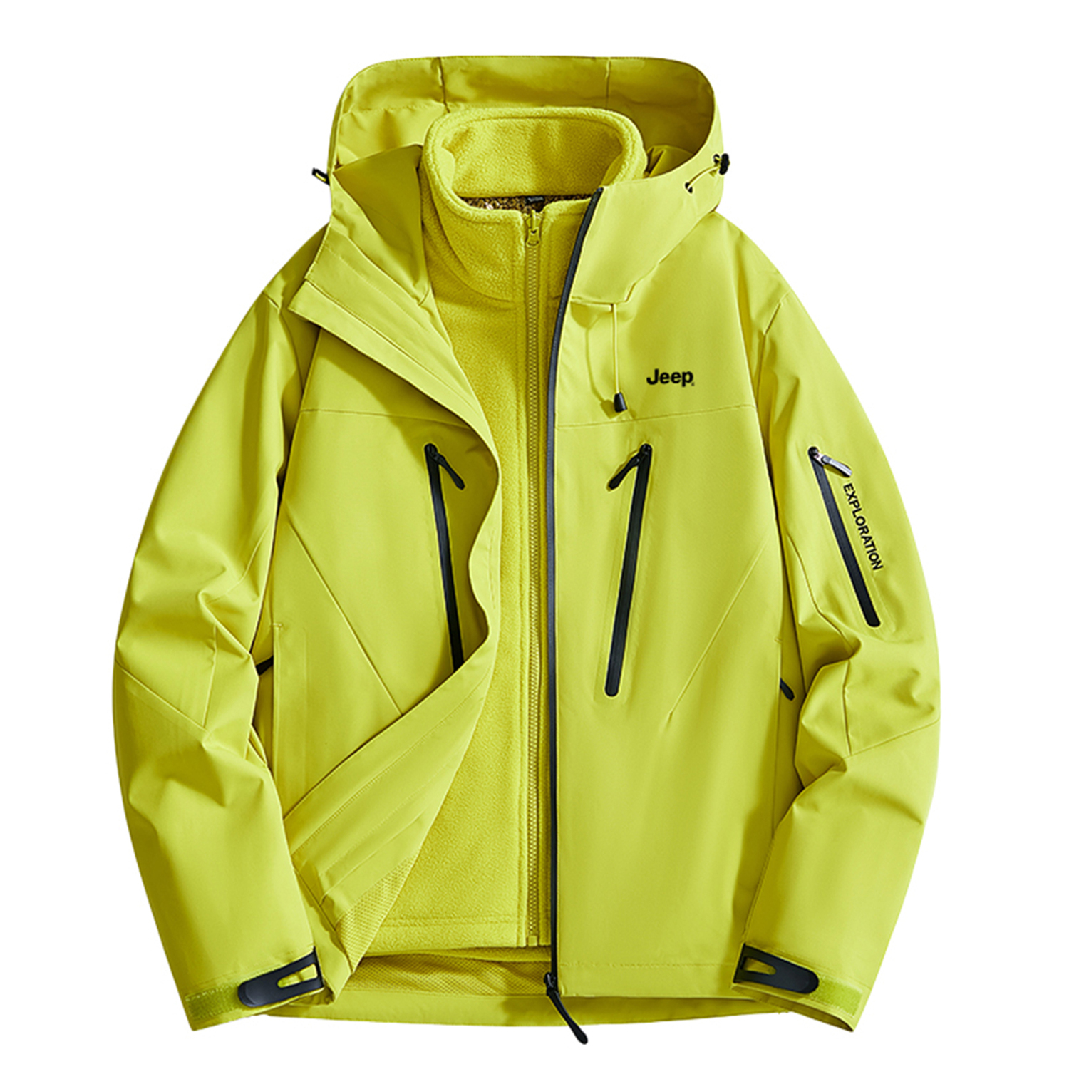 

Куртка Unisex Hooded Moderate Others Jeep, neon зеленый