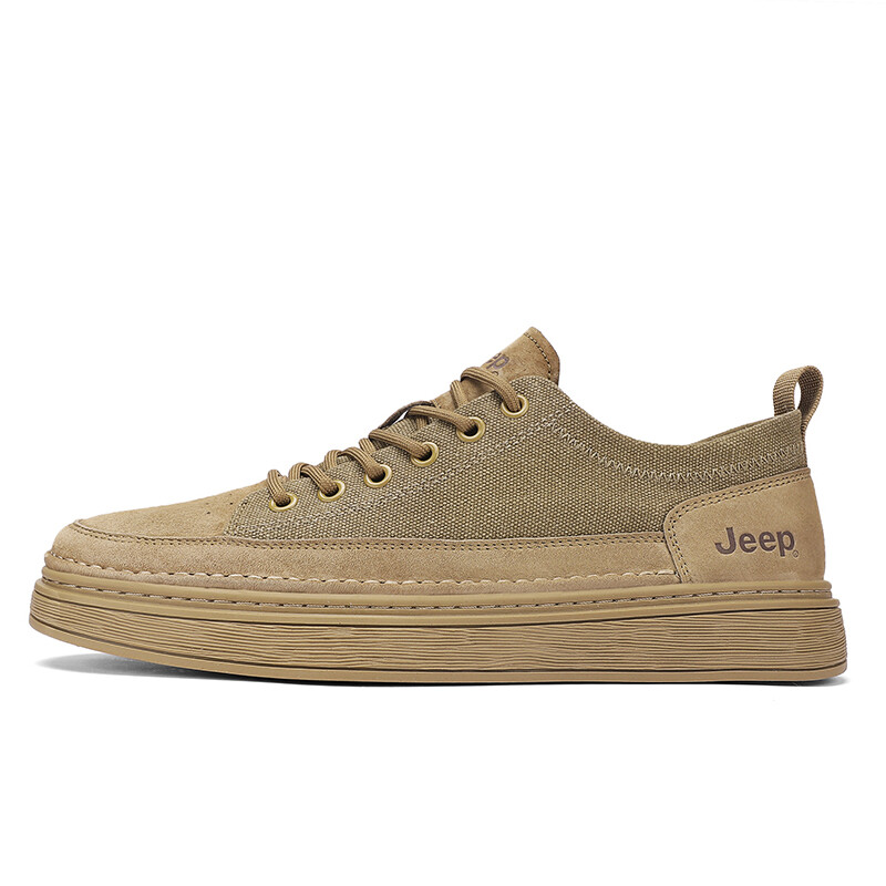 

Кроссовки Jeep Skateboarding Shoes Men Low-top Khaki, хаки