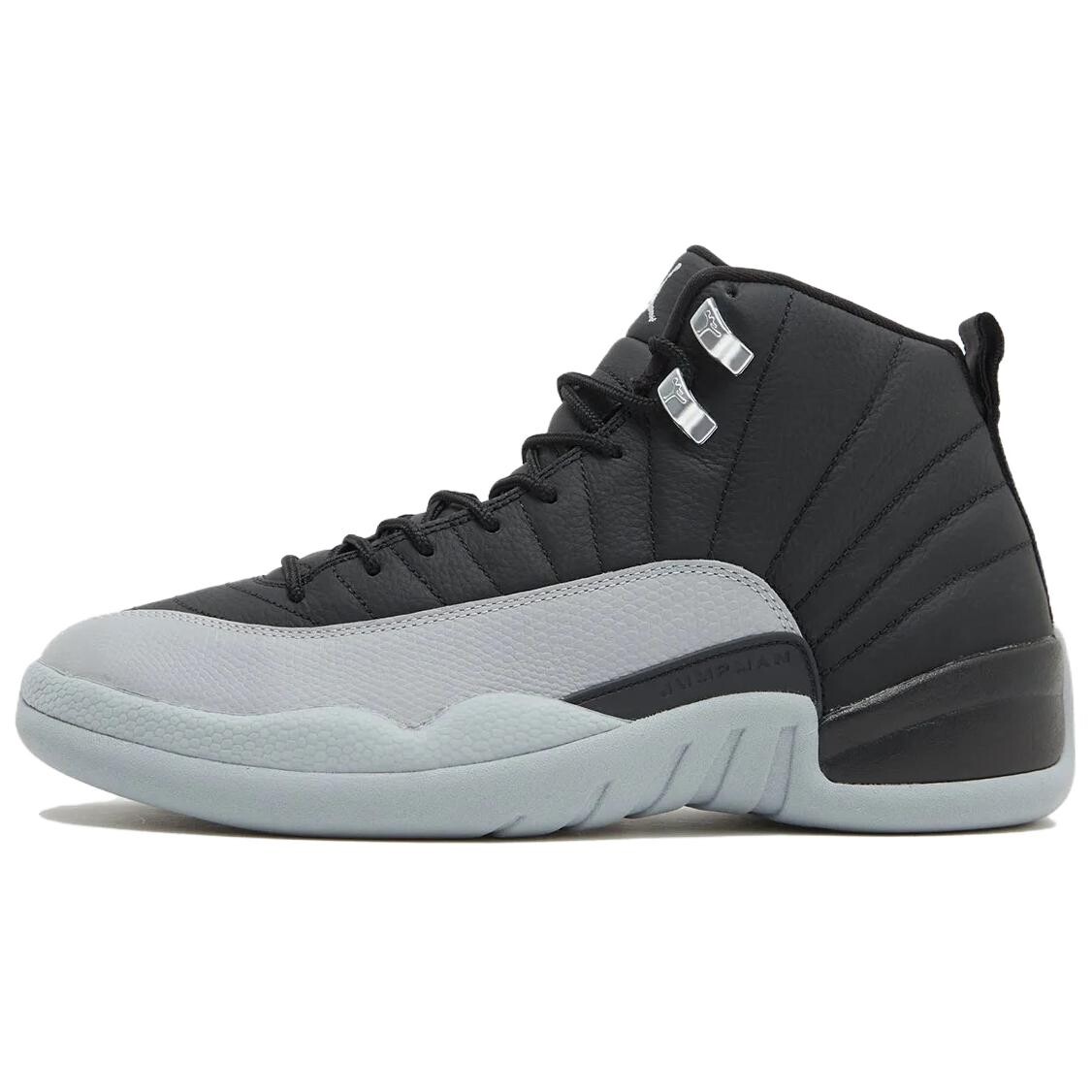 Кроссовки Jordan 12 Retro Barons, черный/серый