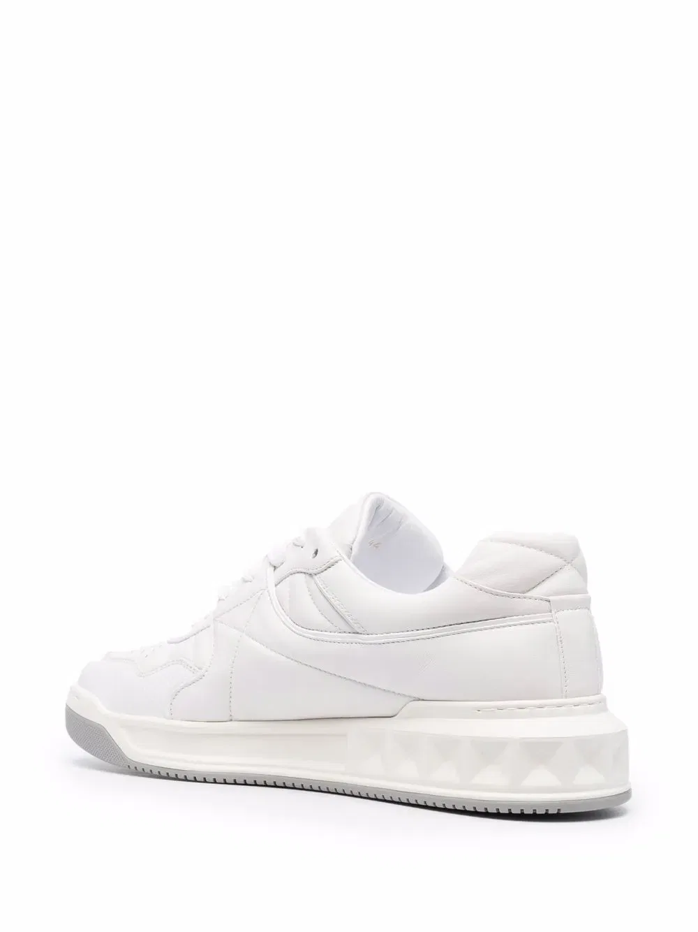 Низкие кроссовки с одним шипом Valentino Garavani, белый — фото 3