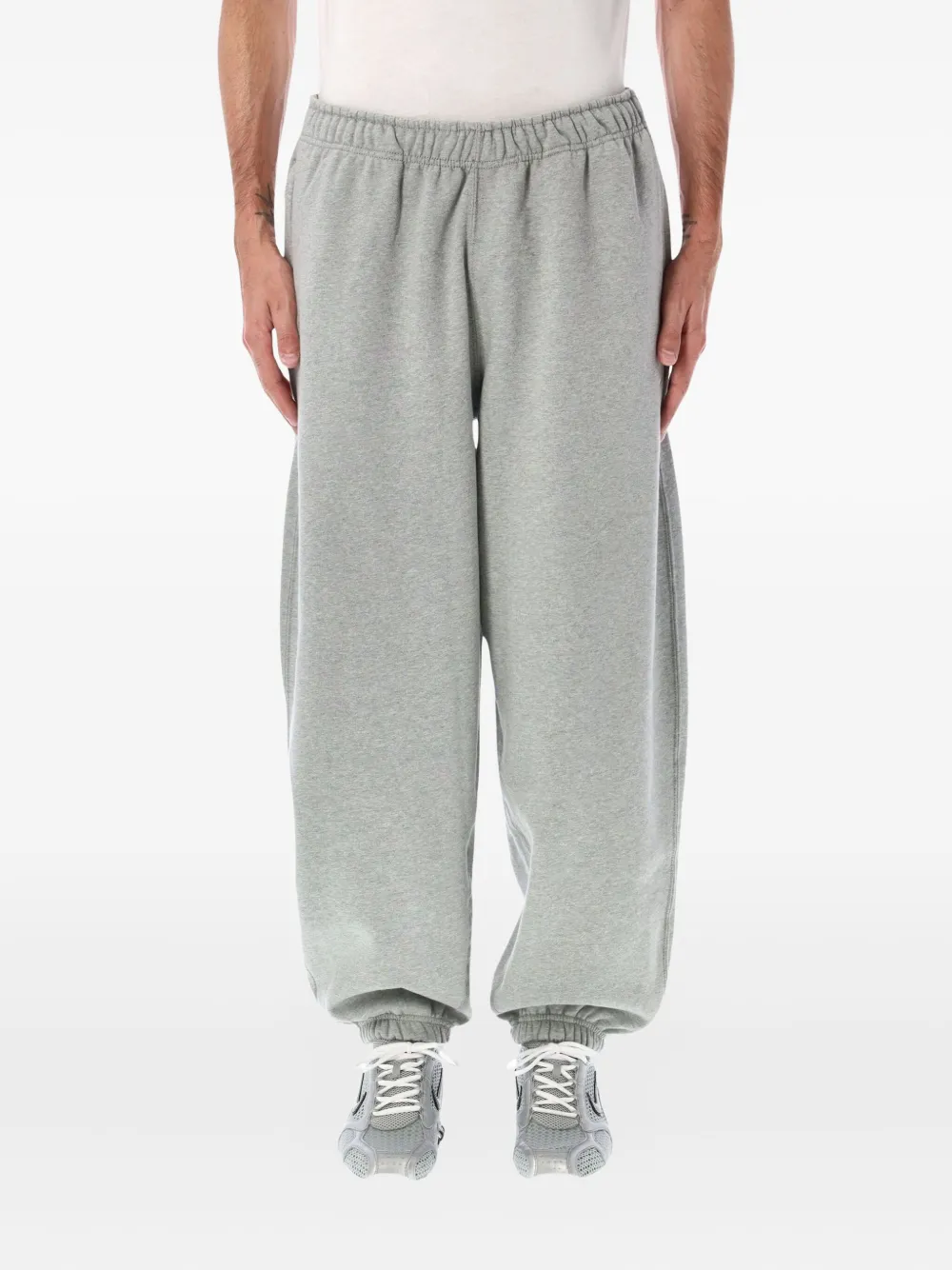 

Спортивные брюки с логотипом Swoosh Nike, серый