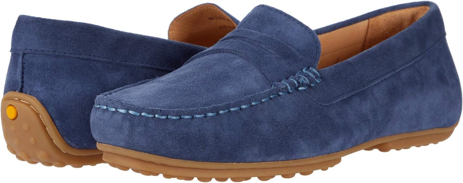 Лоферы Free Spirit For Her Samuel Hubbard, цвет Stonewashed Blue Suede/Gum Sole