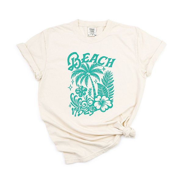 

Футболка Beach vibes с эффектом поношенности и окраской в готовом изделии Simply Sage Market, Ivory, Зеленый, Футболка Beach vibes с эффектом поношенности и окраской в готовом изделии Simply Sage Market, Ivory