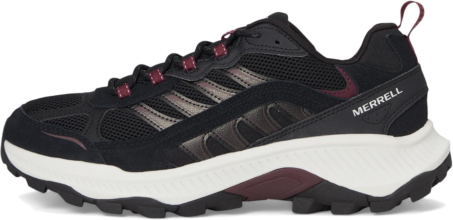 Мужские треккинговые кроссовки Merrell Speed Strike 2, черный/вишневый — фото 4