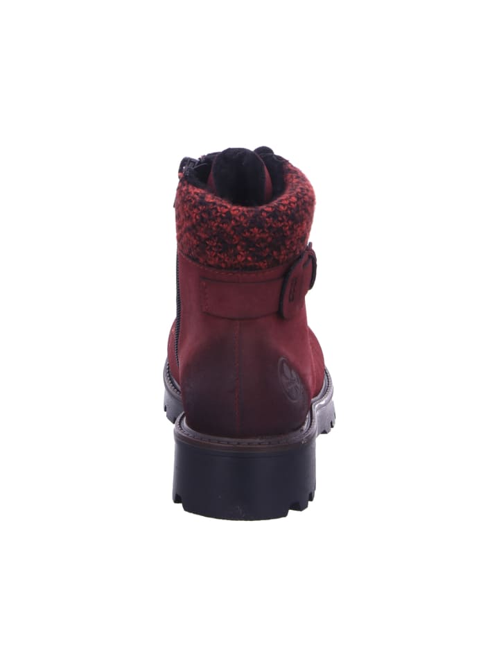 Ботильоны rieker Schnürstiefeletten, цвет bordeaux/muschel — фото 2