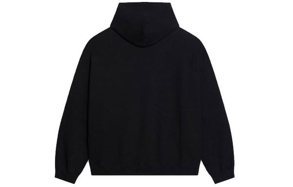 Толстовка est. 1917 college logo print hoodie wide fit 'black' Balenciaga, черный — фото 2