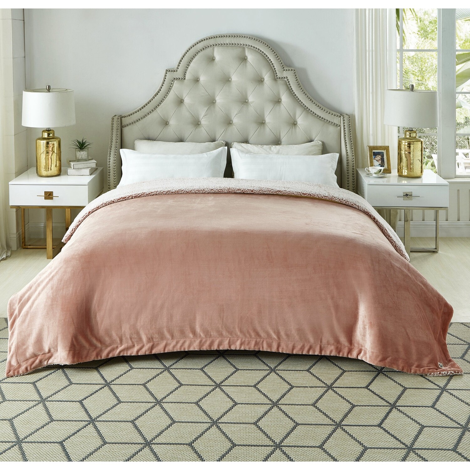 

Плед Cosy Tyme Saleem Cozy Tyme, цвет Blush