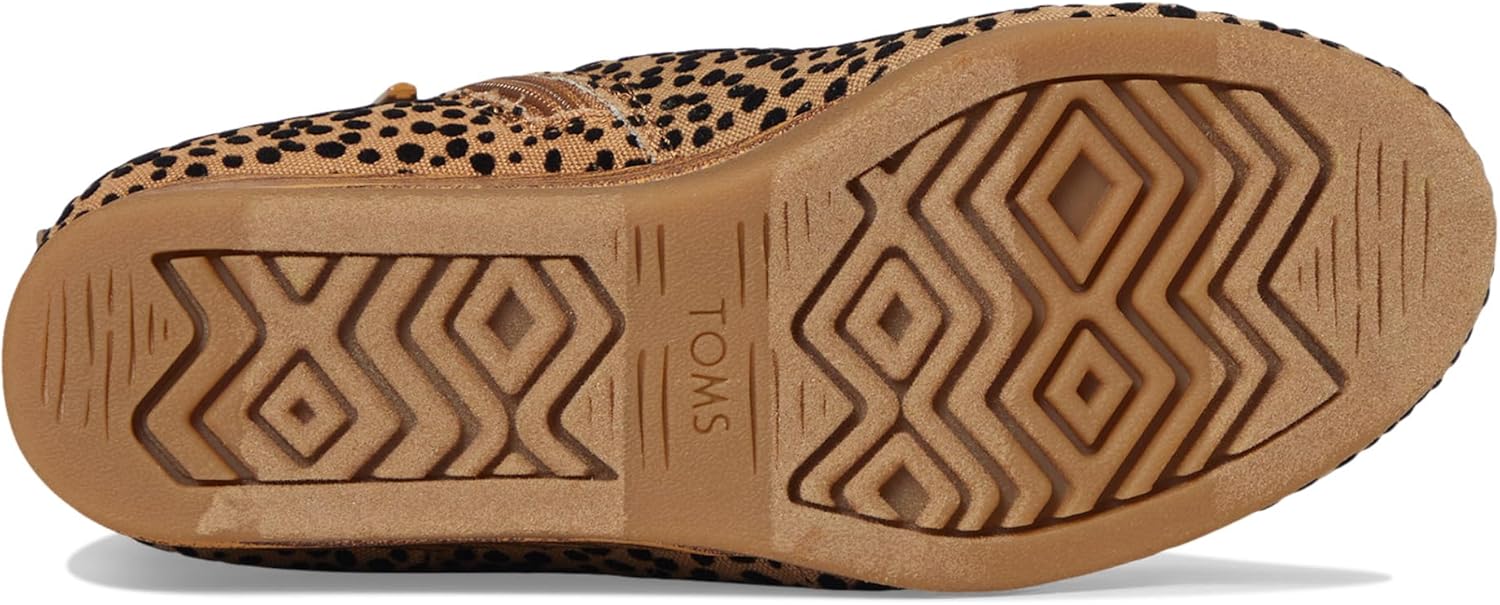TOMS Girl's, Clare Boot - Little Kid & Big Kid, Toffee Flocked Mini Cheetah — фото 3
