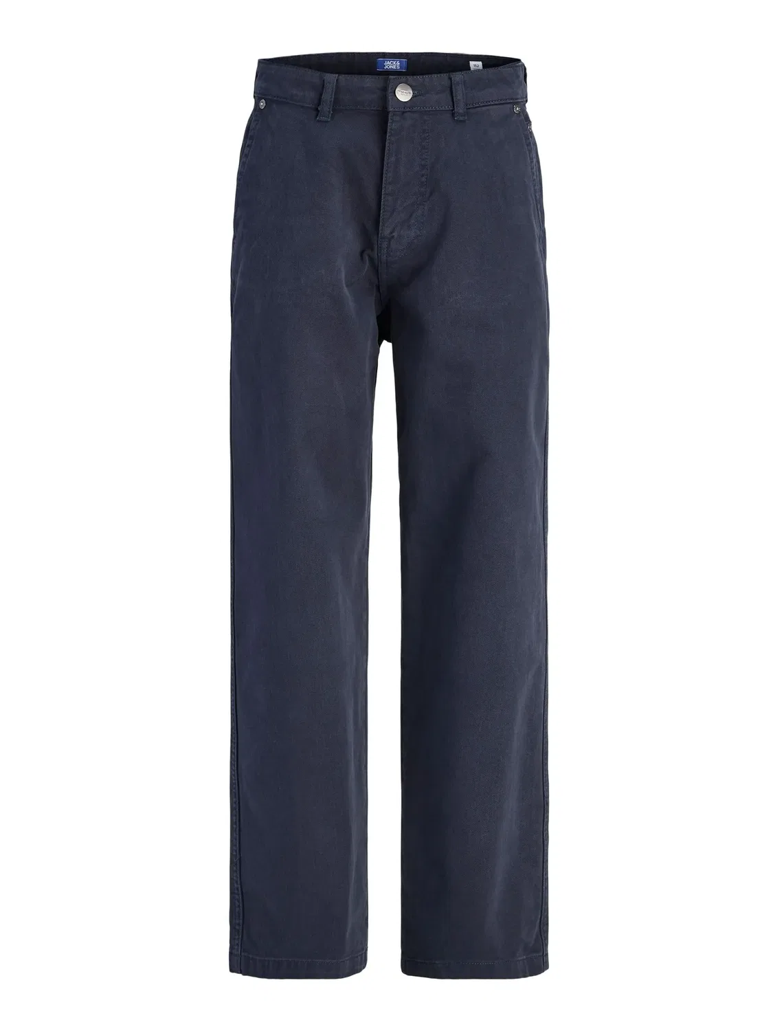 Штаны из ткани с высокой талией JACK & JONES Junior, sky captain
