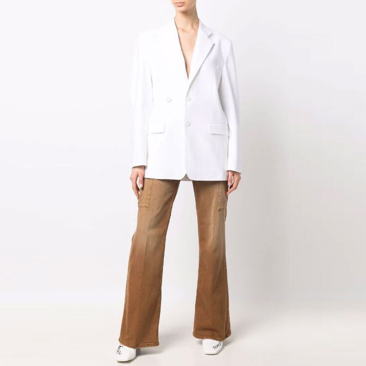 Деловой костюм женский белый Mm6 Maison Margiela — фото 4