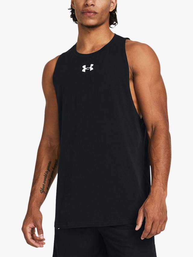 

Мужская майка из базлина Under Armour, черный/белый