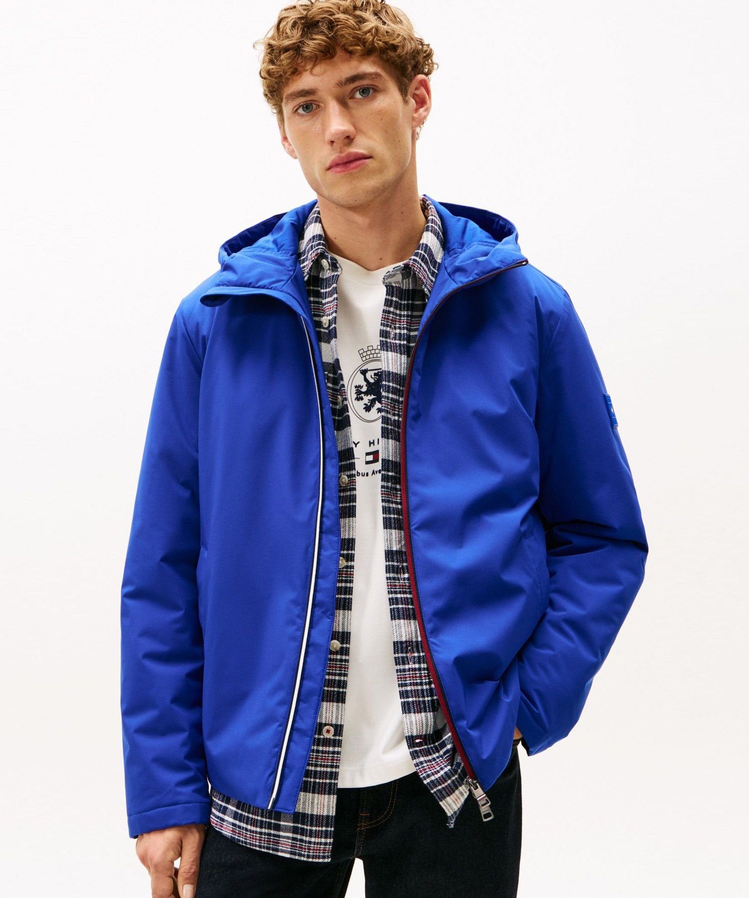Куртка с капюшоном TOMMY HILFIGER, Blue D03