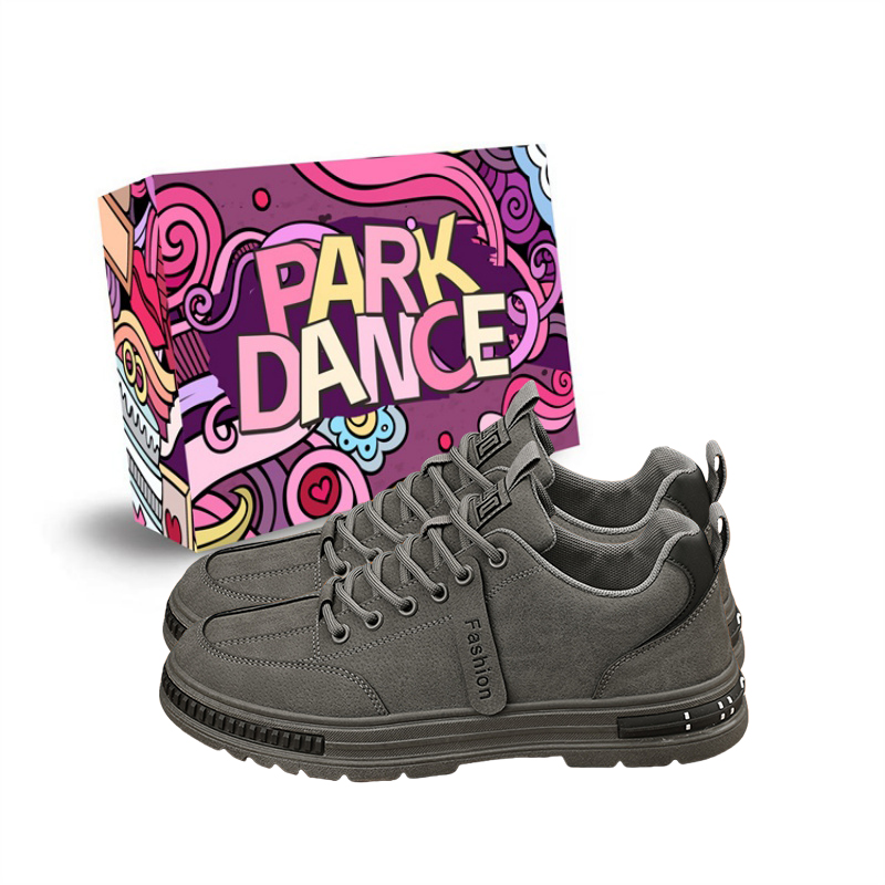 

PARK DANCE Низкие повседневные мужские туфли серого цвета в коробке, цвет Gray (Box)