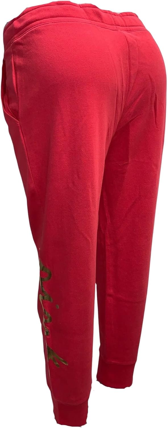 Узкие джоггеры Victoria's Secret Pink Everyday Lounge, цвет красный, новые, Red — фото 3