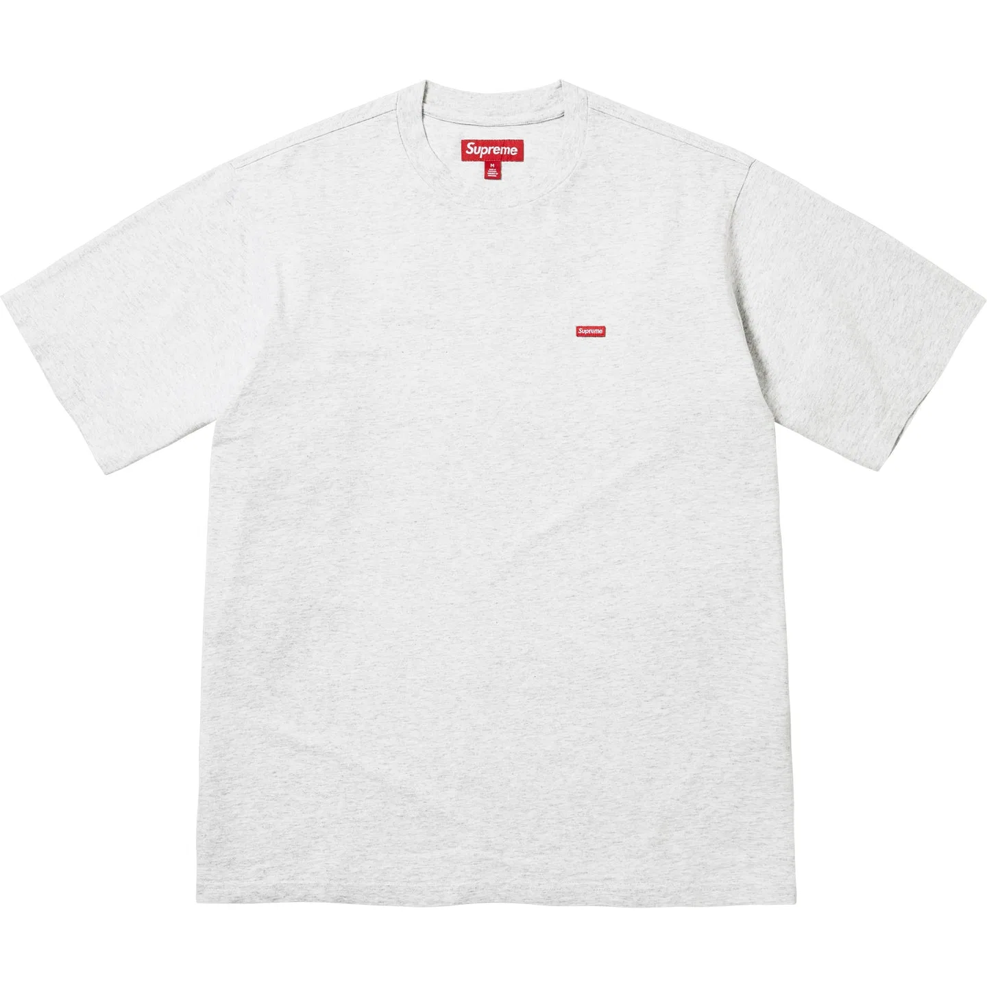 Футболка Supreme SS26 с круглым вырезом, серая