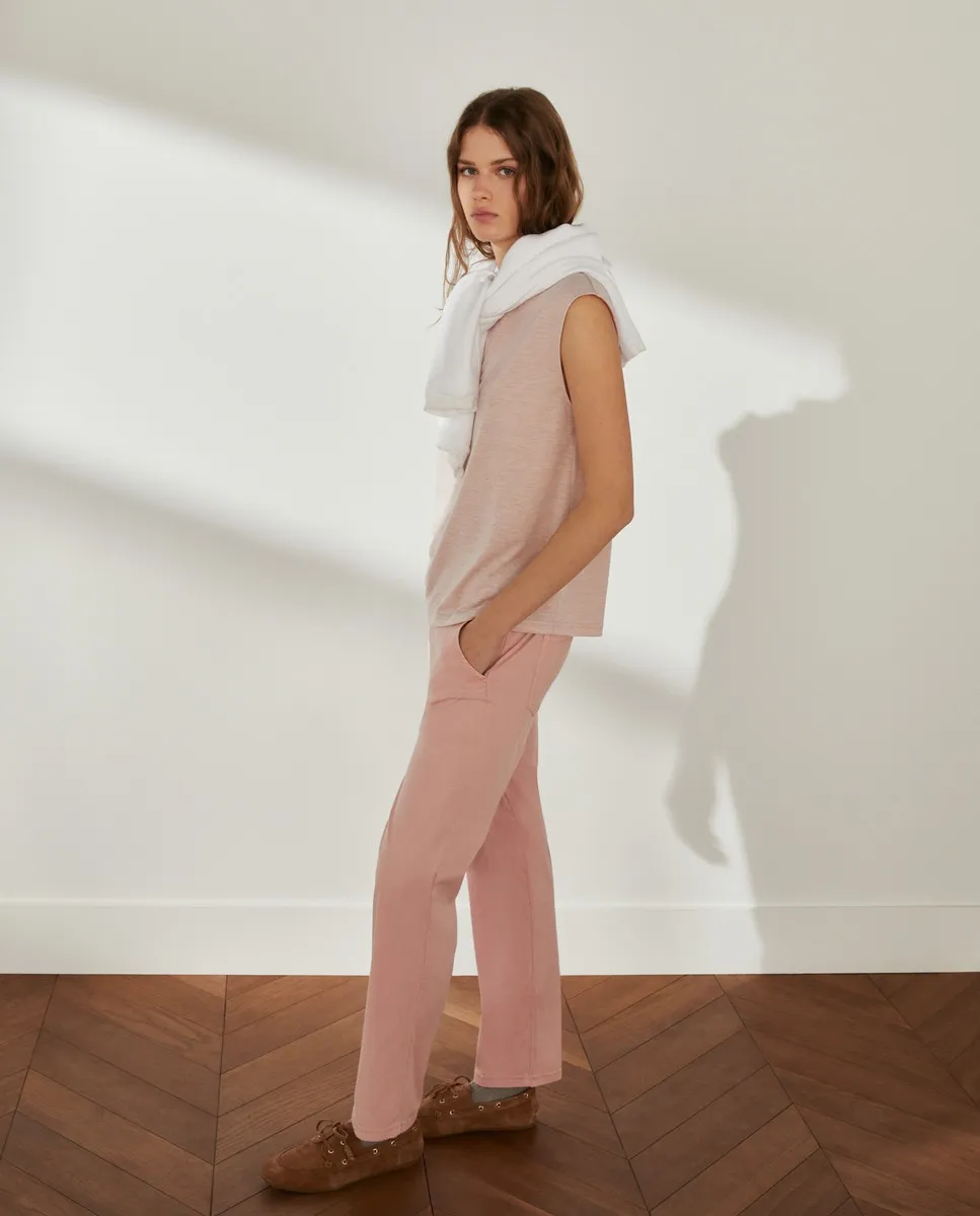 

Женские узкие брюки с пятью карманами Southern Cotton, бледно-розовый