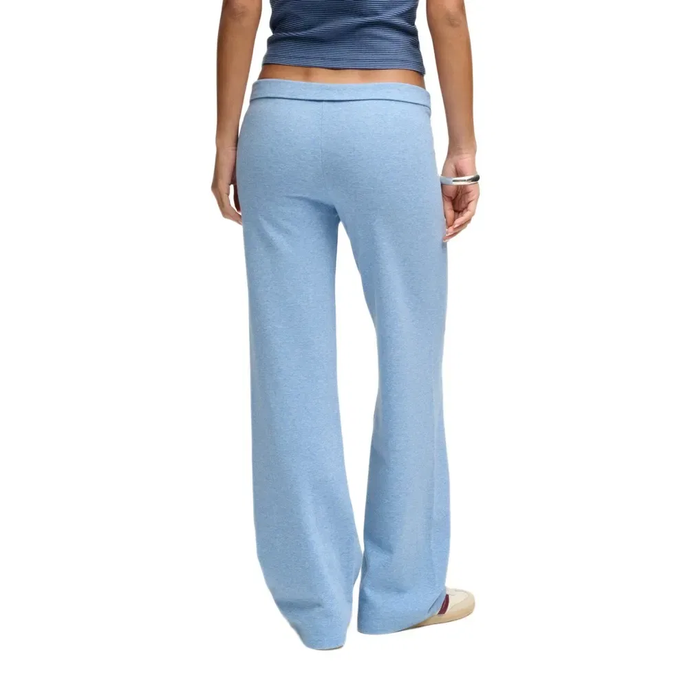 Женские спортивные брюки с отворотом Athletics Essentials Fold Over Superdry, Blue — фото 2